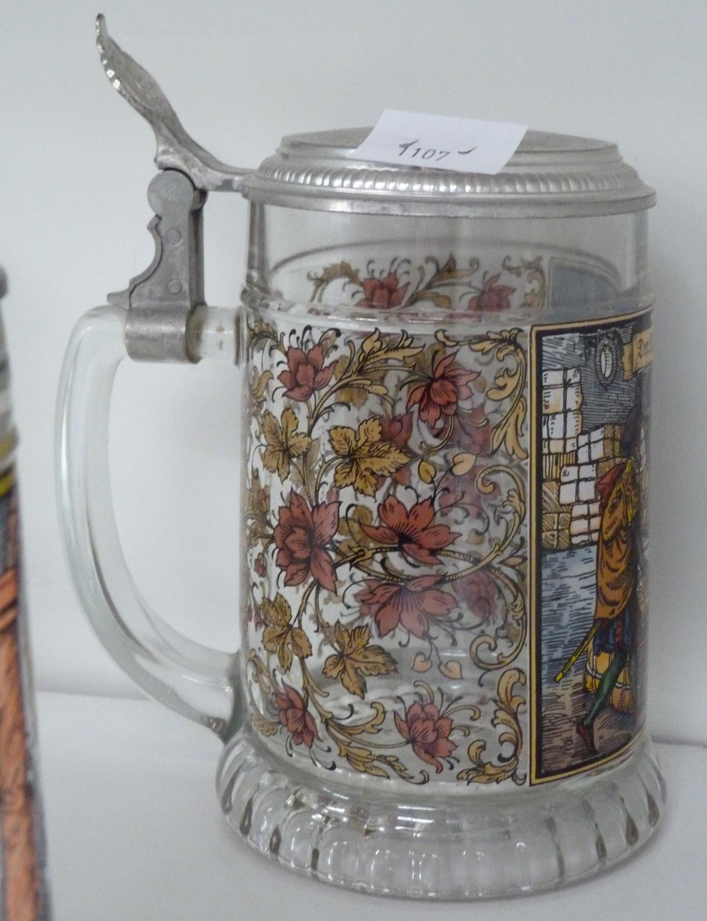 This is a Timed Online Auction on Bidspotter.co.uk, Click here to bid. Six German Lidded Beer Steins - Image 4 of 4