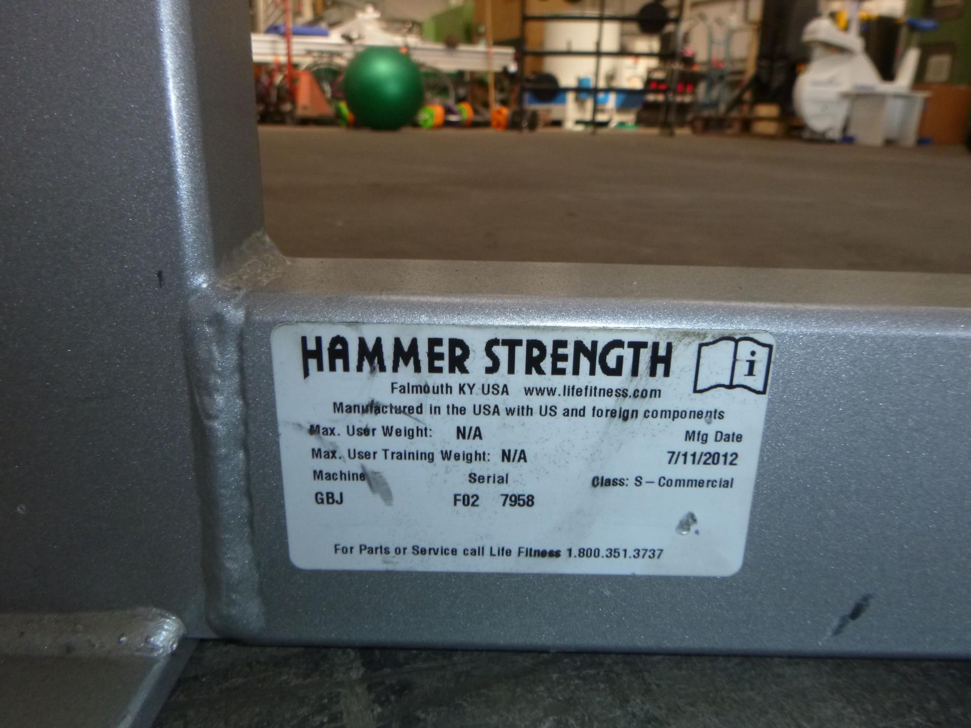 * A Hammer Strength Ground Based Jammer. S/No F027958. - Image 5 of 5