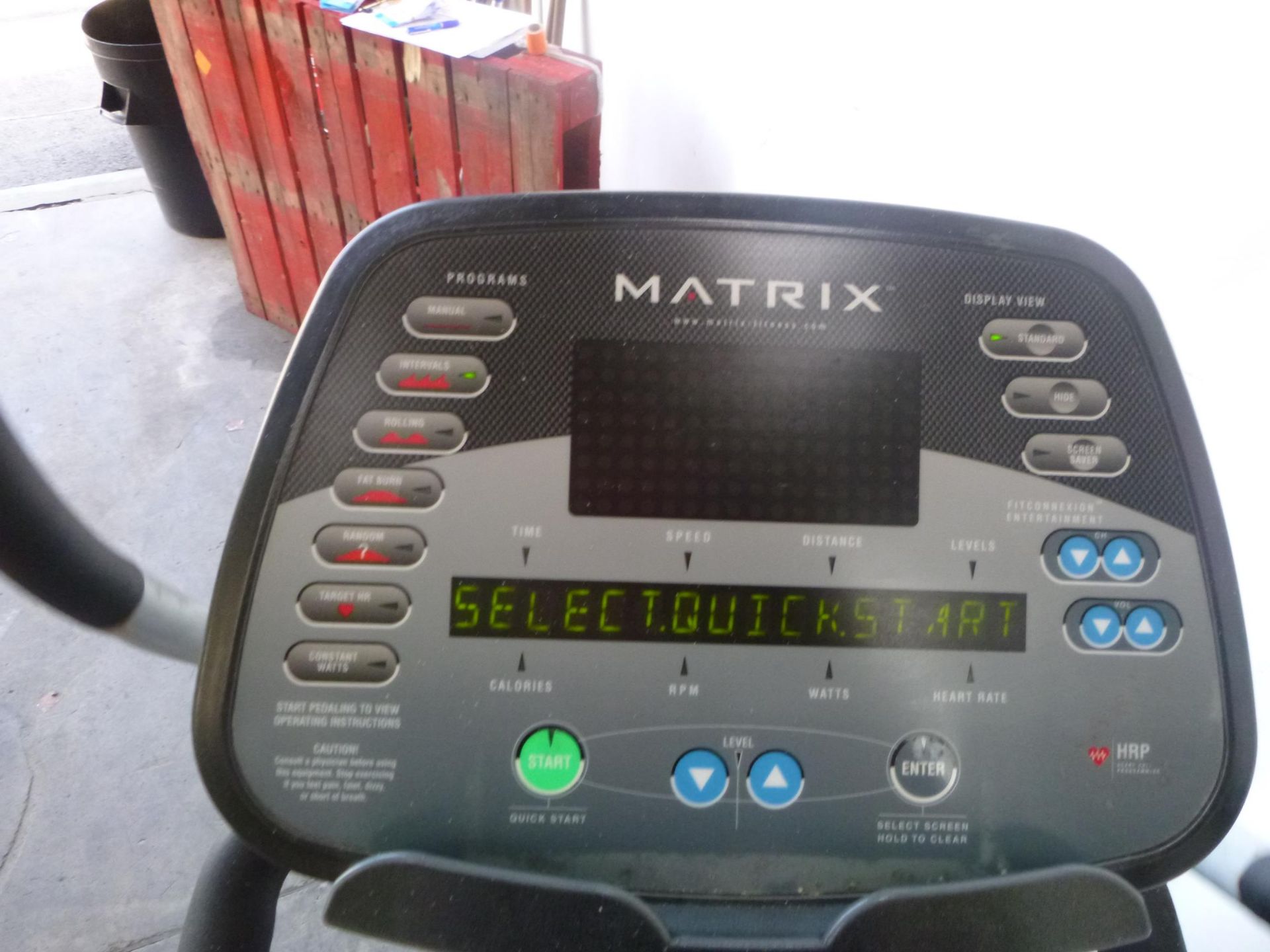 * A Matrix Cross Trainer. Please note there is a £5 Plus VAT Lift Out Fee on this lot - Image 4 of 6