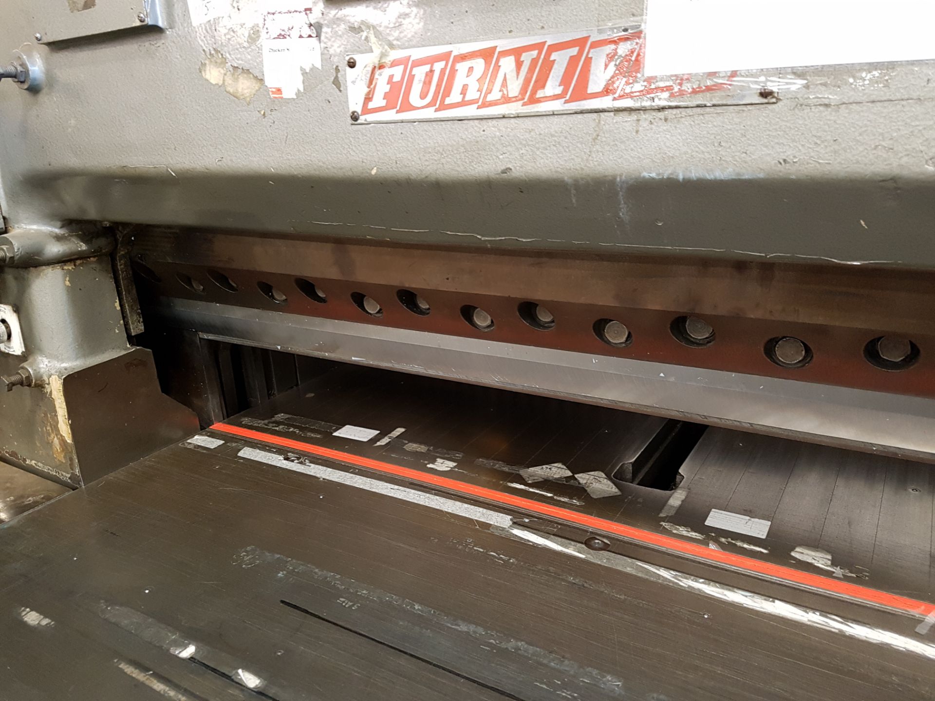 * Furnival 52 inch Guillotine. A Furnival 52'' Guillotine Type 52'' - G2 - H3E Machine No 10925. - Image 4 of 14