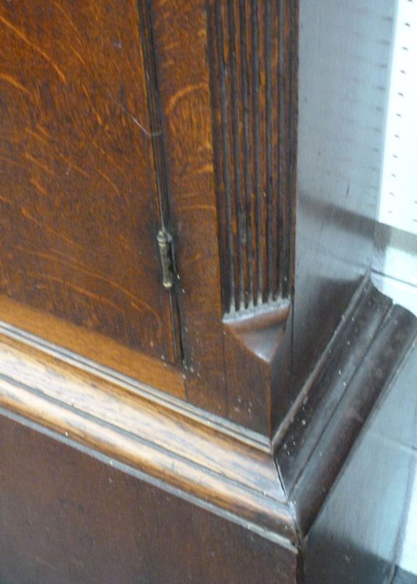 An early 19th Century Scottish Oak Longcase Clock with painted dial inscribed R (Robert) - Image 8 of 8