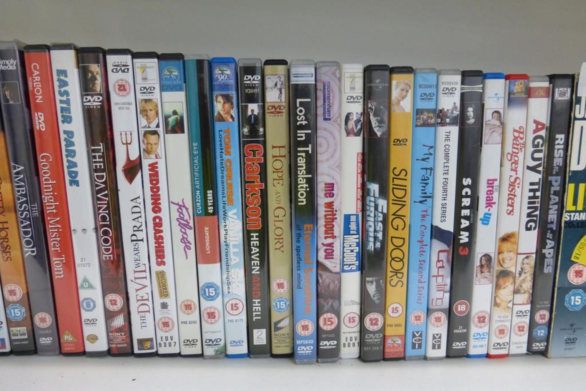 Over one hundred DVDs with a range of titles to include Harry Potter, The Lord of The Rings, Die - Image 6 of 7