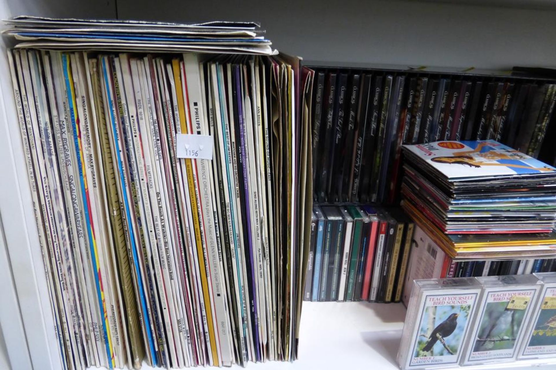 A large quantity of CDs, LP Records, a few single records and cassette numbers 1-9 'Teach Yourself a - Image 2 of 4