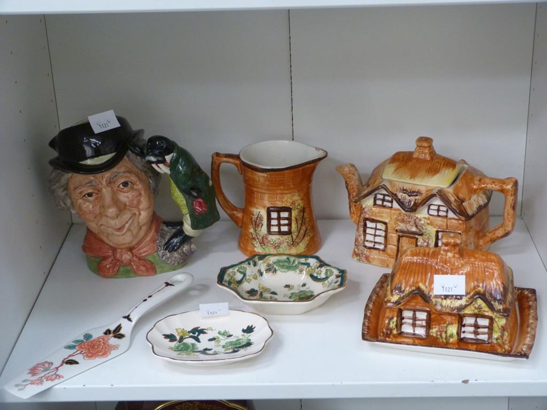 Royal Doulton Character Mug 'The Walrus and Carpenter' Three examples of Price Kensington Cottage