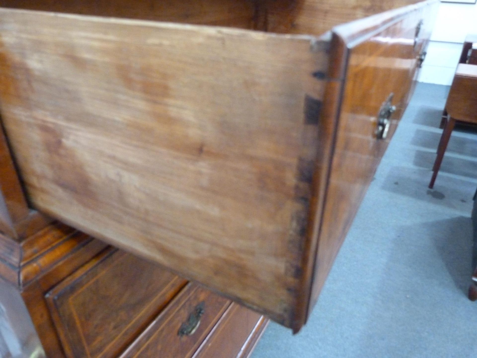 An 18th Century Walnut Tallboy of Small size with Inlaid Stringing to the Drawer Fronts; Two Short - Image 18 of 18