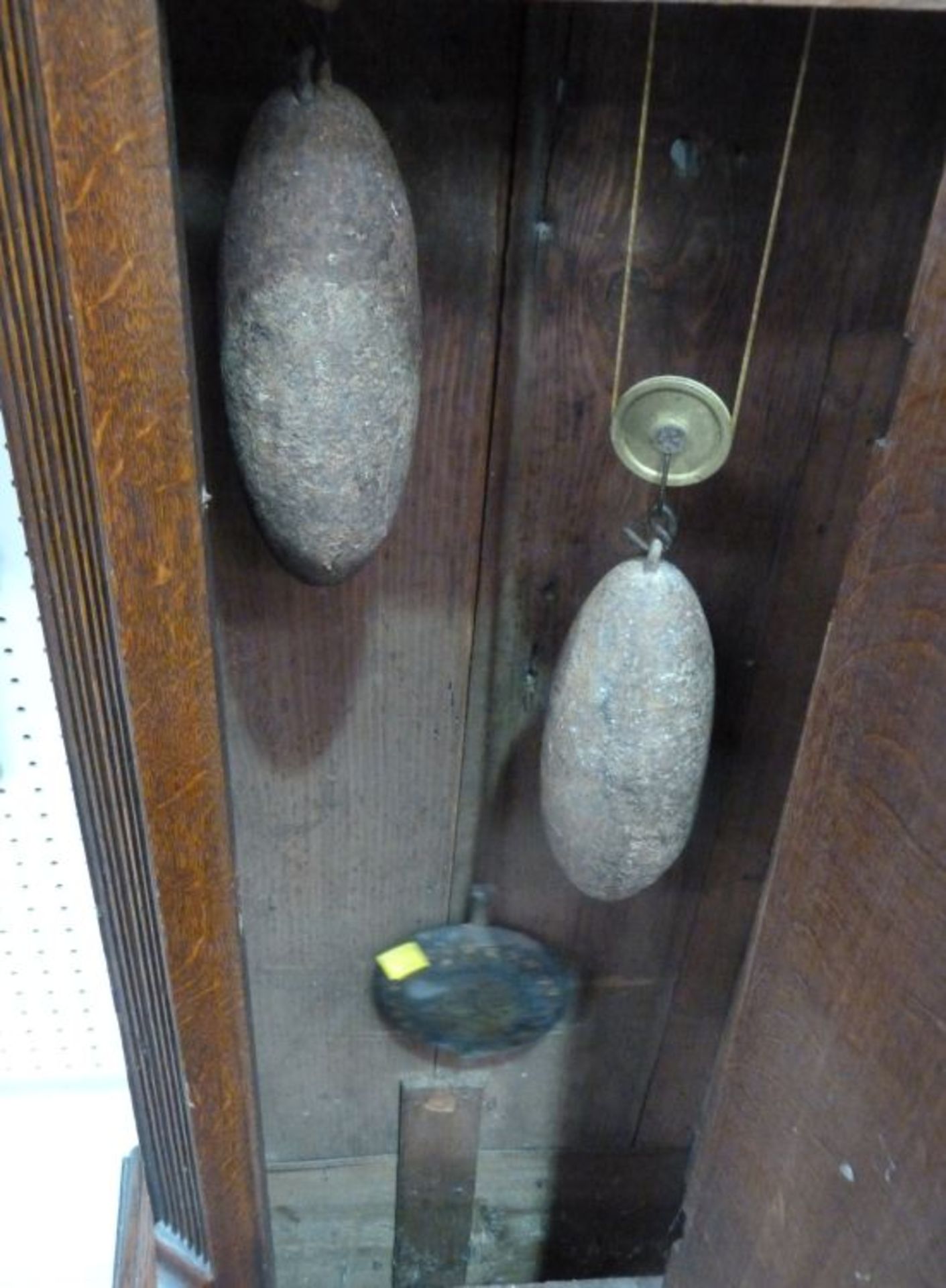 An early 19th Century Scottish Oak Longcase Clock with painted dial inscribed R (Robert) - Image 7 of 8