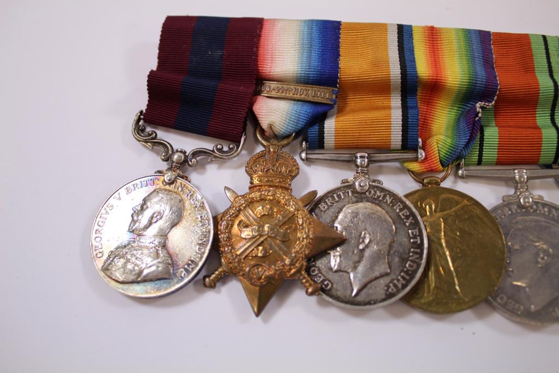 An impressive First World War D.C.M. and M.S.M. Set of eight Medals - Image 16 of 21