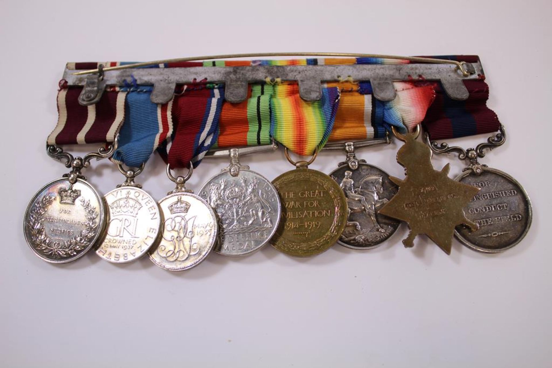 An impressive First World War D.C.M. and M.S.M. Set of eight Medals - Image 18 of 21