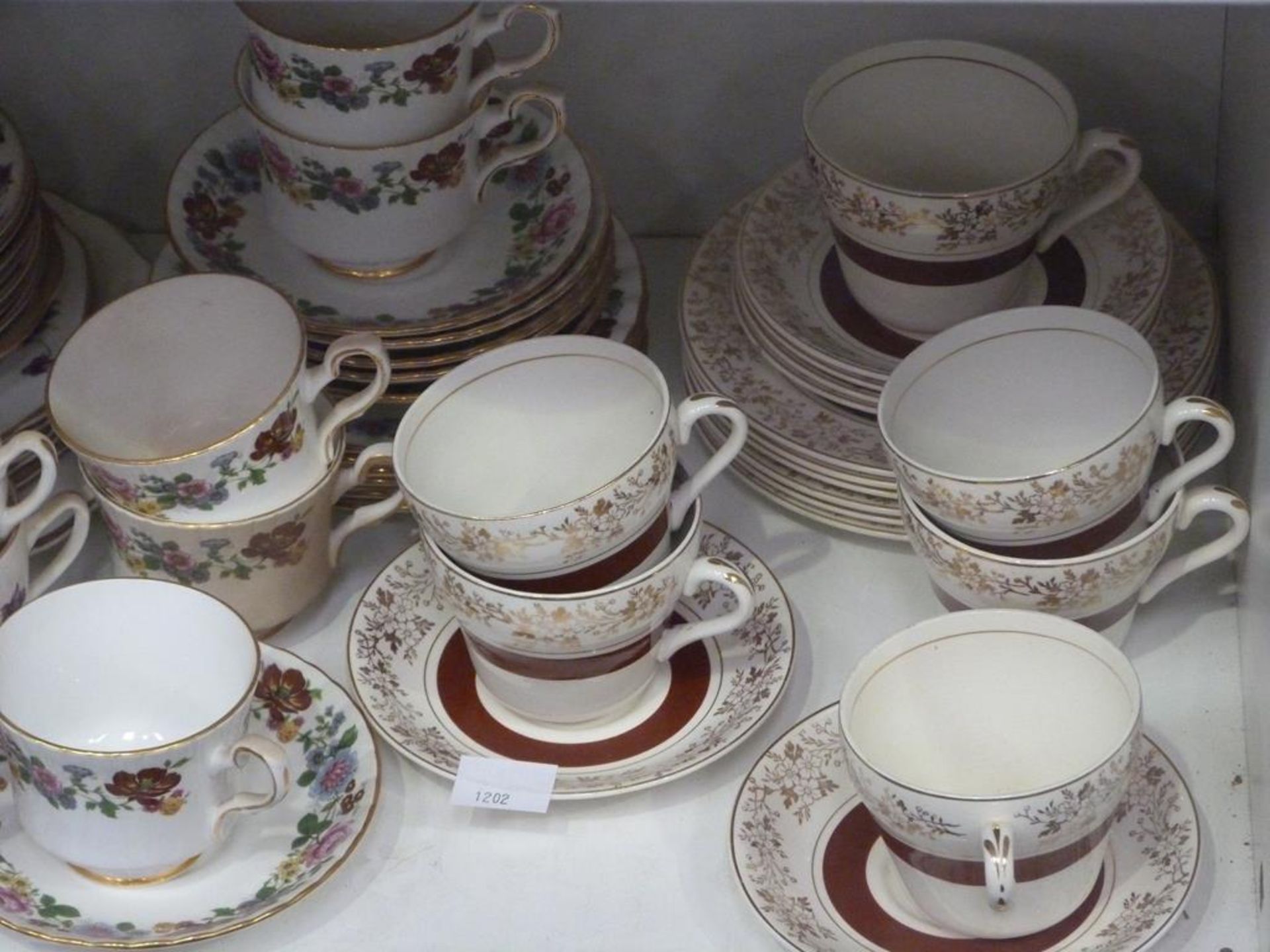 Three Shelves to contain an assortment of Tableware, including Johnson Bro's 'Old English' - Image 11 of 11