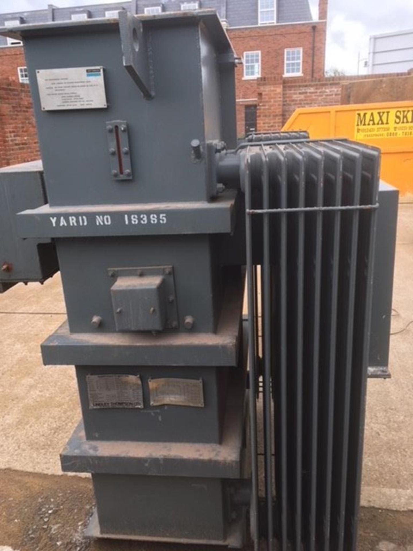 * A 1988 Lindley Thompson Ltd 500kVA Transformer - Image 3 of 4