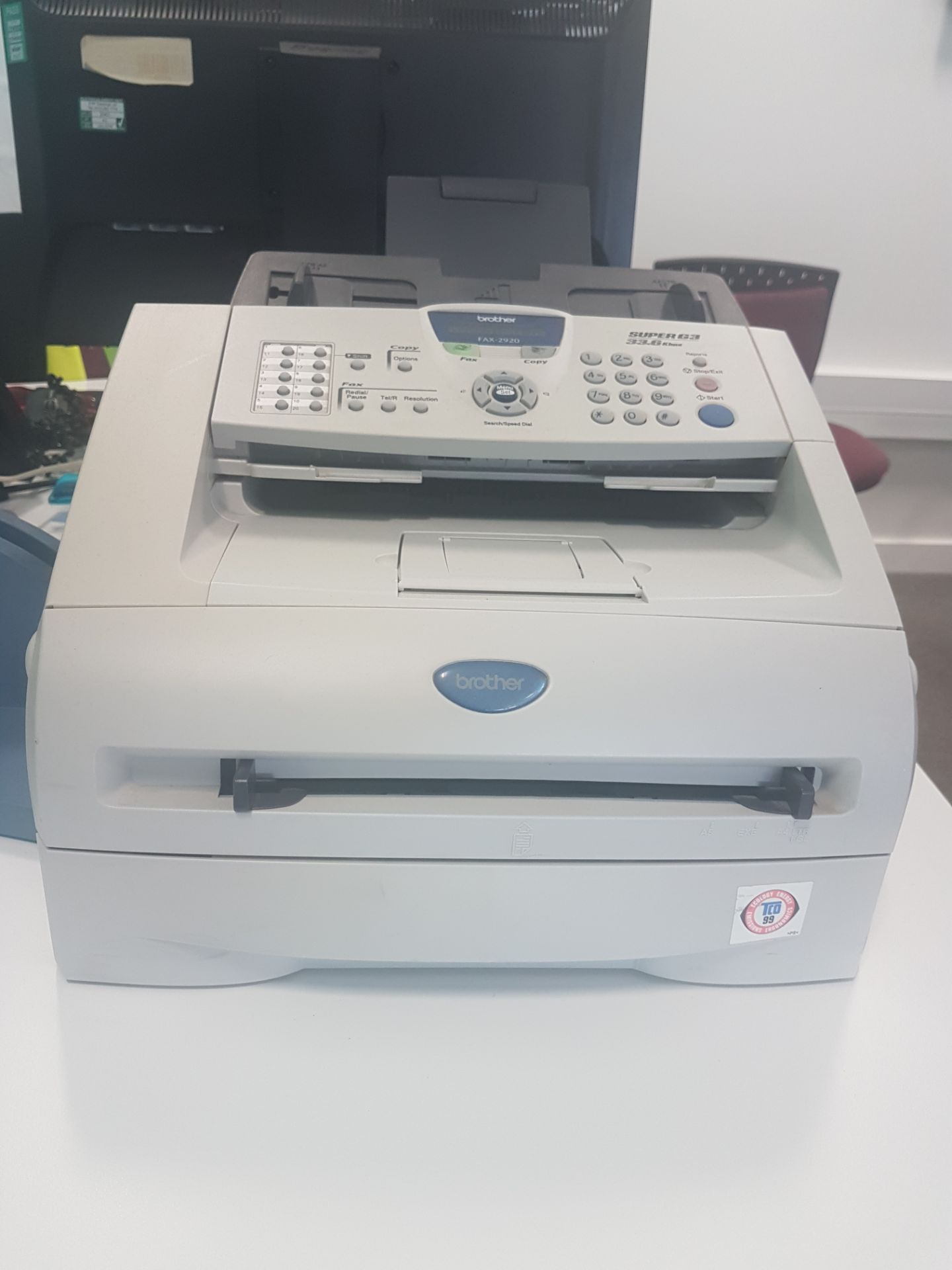 * 1 X Brother Fax 2920 Machine. This lot is located at: Appleton Academy, Woodside Road, Wyke,