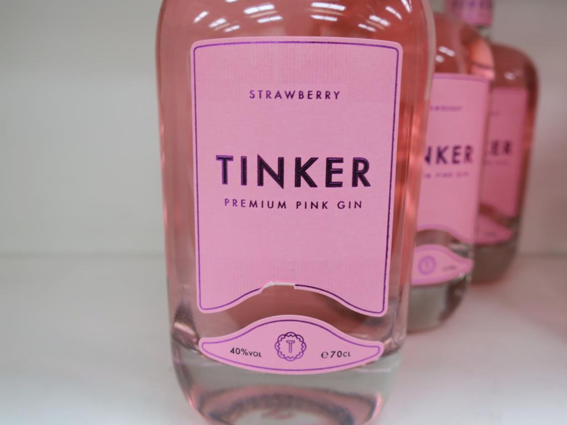 * A Case of Tinker 'Strawberry Premium Pink' Gin (RRP £210) - Image 2 of 3