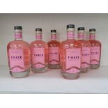 * A Box of Tinker 'Strawberry- Premium' Gin 6 x 70cl 40% Vol (RRP £210)