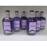 * A Box of Tinker 'Violet' Gin 6 x 70cl 40% Vol (RRP £210)