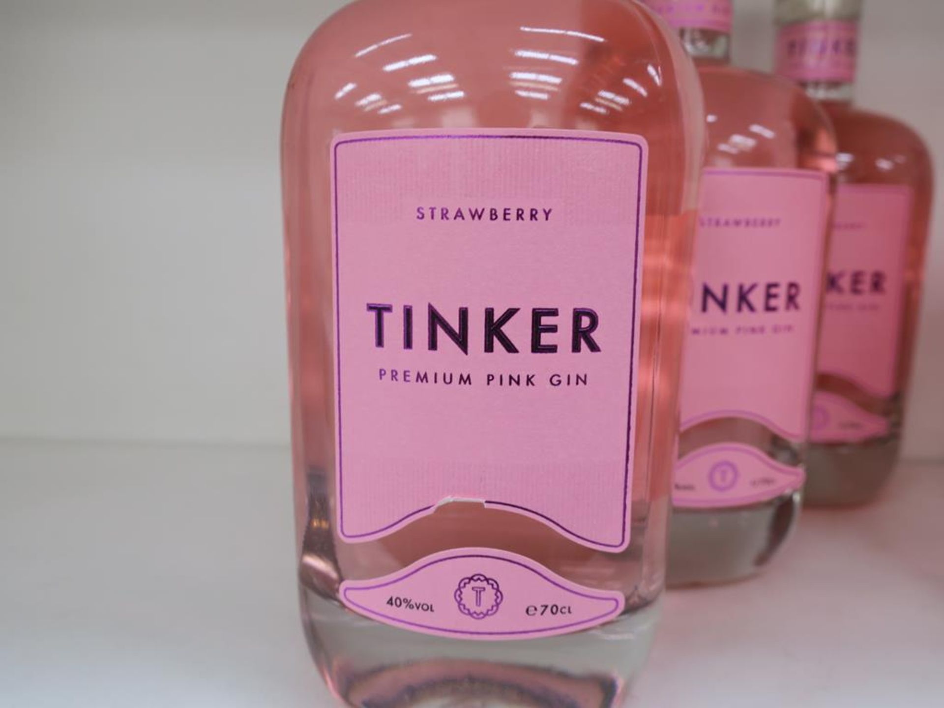 * A Case of Tinker 'Strawberry Premium Pink' Gin (RRP £210) - Image 2 of 3