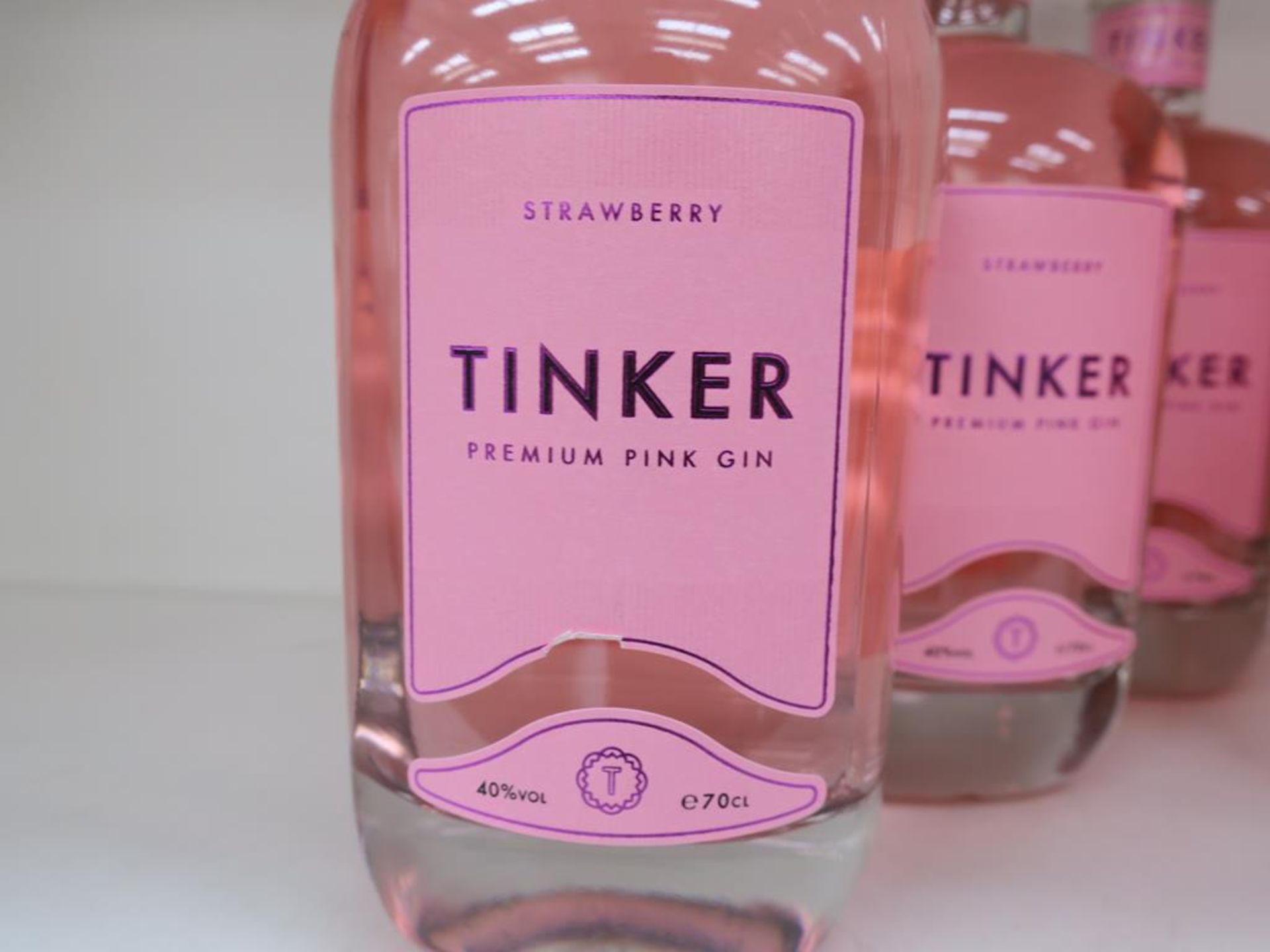 * A Case of Tinker 'Strawberry Premium Pink' Gin (RRP £210) - Image 2 of 3