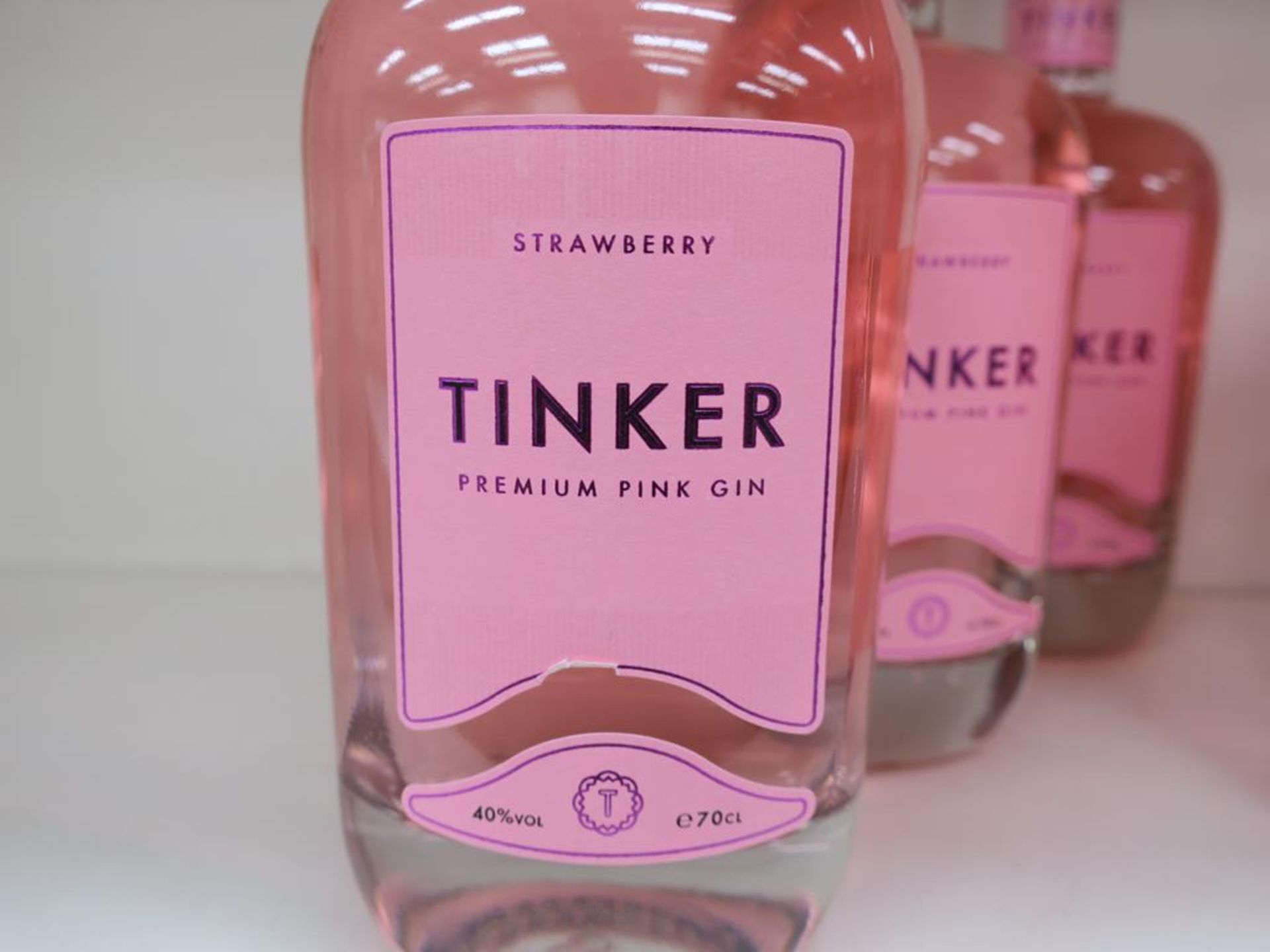 * A Case of Tinker 'Strawberry Premium Pink' Gin (RRP £210) - Image 2 of 3