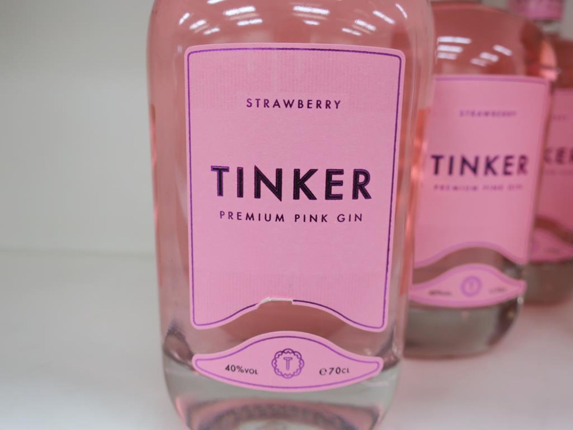 * A Case of Tinker 'Strawberry Premium Pink' Gin (RRP £210) - Image 2 of 3