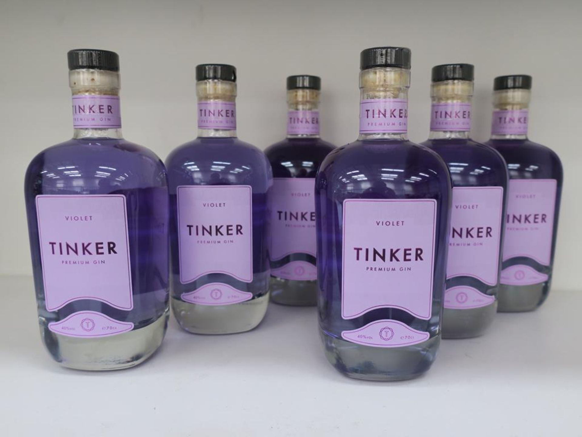 * A Case of Tinker 'Violet' Gin 6 x 70cl 40% Vol (RRP £210)