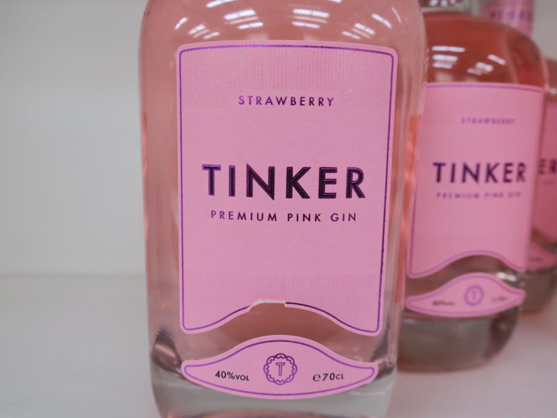 * A Case of Tinker 'Strawberry Premium Pink' Gin (RRP £210) - Image 2 of 3