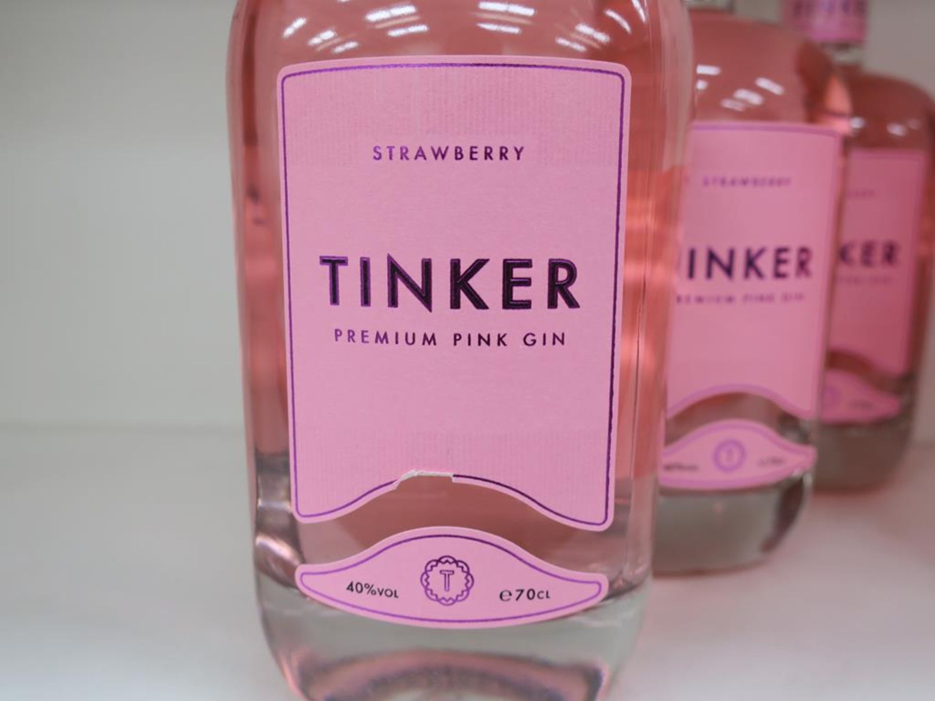 * A Case of Tinker 'Strawberry Premium Pink' Gin (RRP £210) - Image 2 of 3