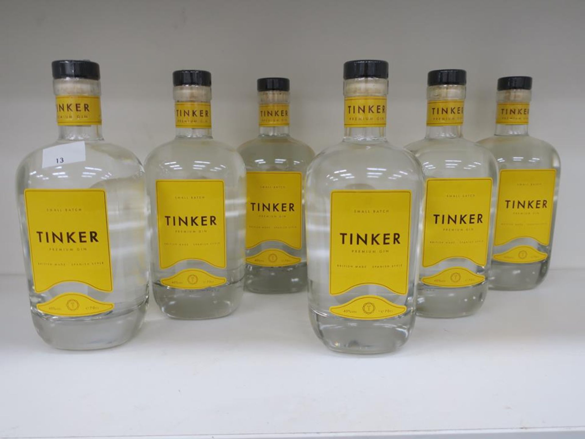 * A Box of Tinker Gin 6 x 70cl 40% Vol (RRP £210)