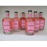 * A Box of Tinker 'Strawberry- Premium' Gin 6 x 70cl 40% Vol (RRP £210)