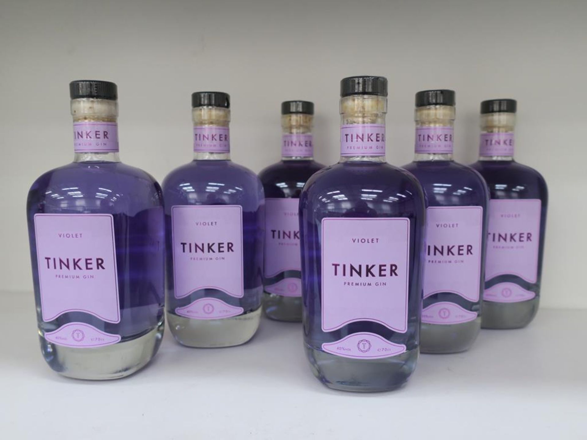 * A Case of Tinker 'Violet' Gin 6 x 70cl 40% Vol (RRP £210)