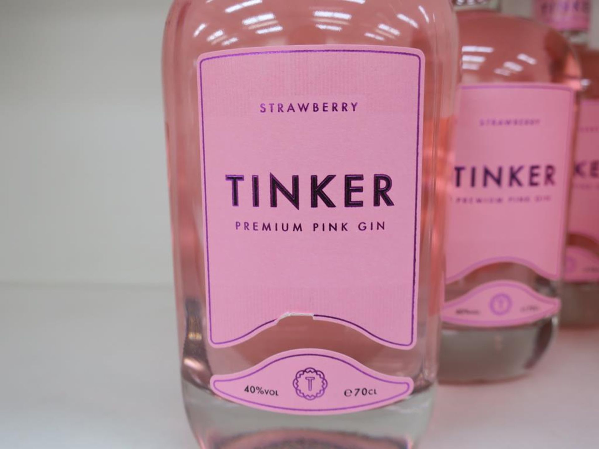 * A Case of Tinker 'Strawberry Premium Pink' Gin (RRP £210) - Image 2 of 3