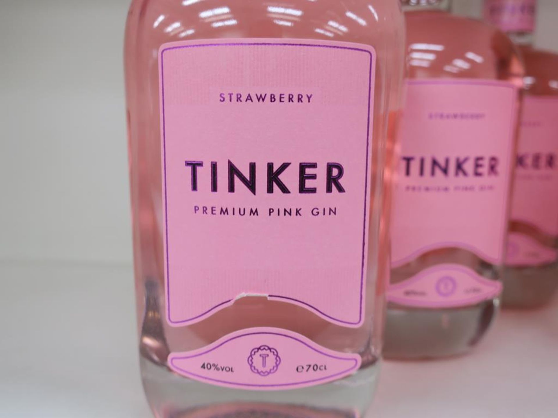 * A Case of Tinker 'Strawberry Premium Pink' Gin (RRP £210) - Image 2 of 3