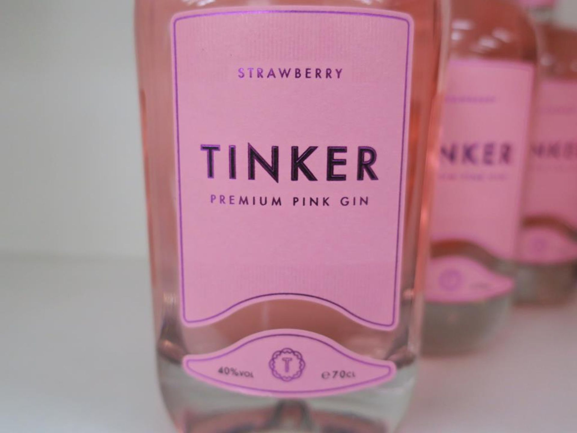 * A Box of Tinker 'Strawberry - Premium Pink' Gin 6 x 70cl 40% Vol (RRP £210) - Image 2 of 3