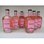 * A Box of Tinker 'Strawberry - Premium Pink' Gin 6 x 70cl 40% Vol (RRP £210)