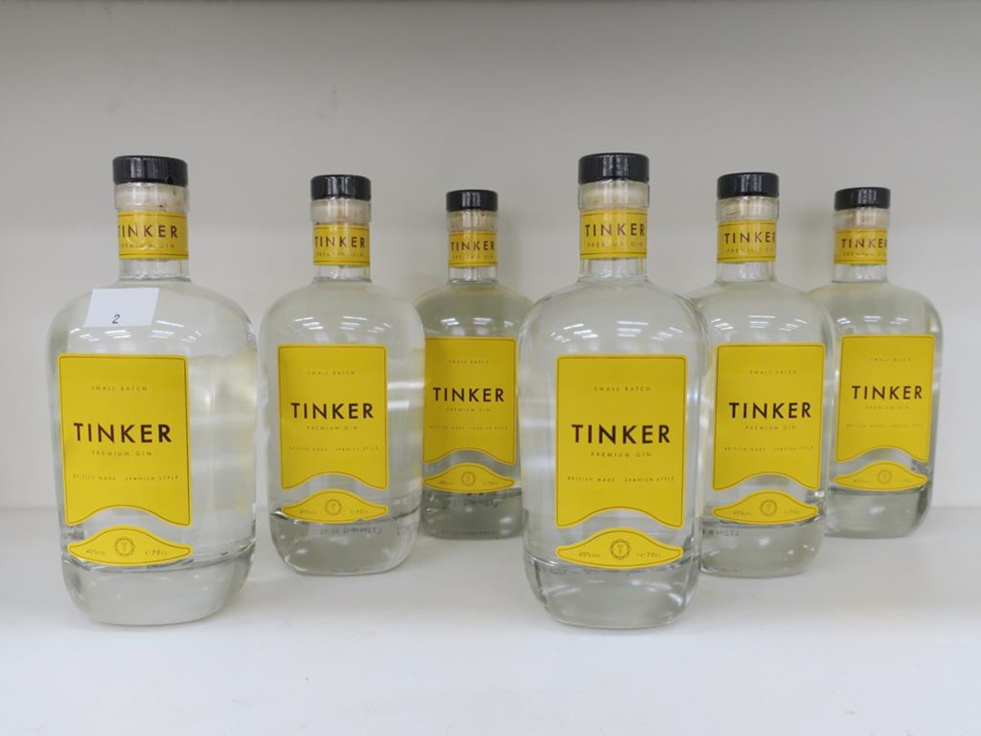 * A Box of Tinker Gin 6 x 70cl 40% Vol (RRP £210)