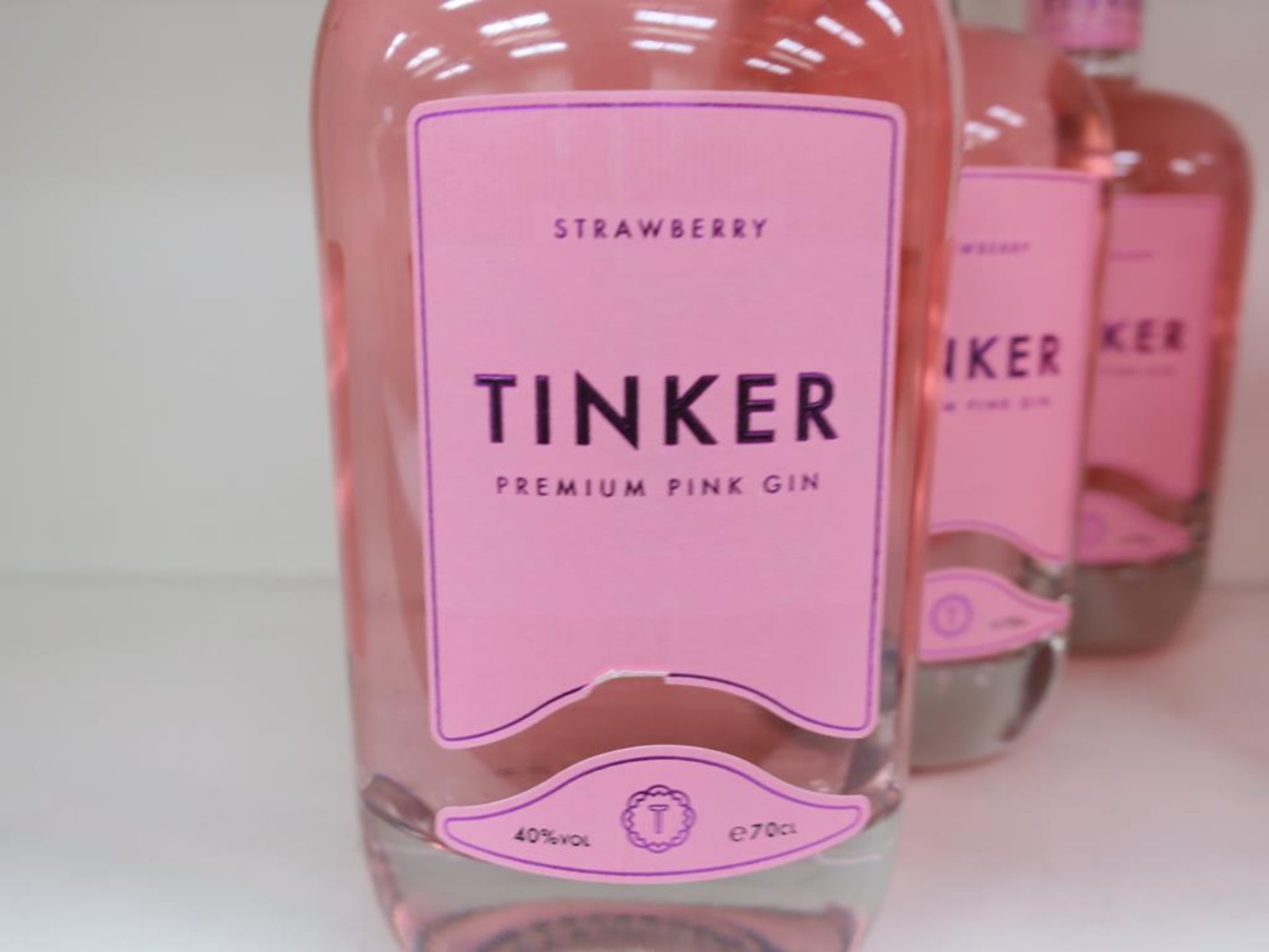 * A Case of Tinker 'Strawberry Premium Pink' Gin (RRP £210) - Image 2 of 3