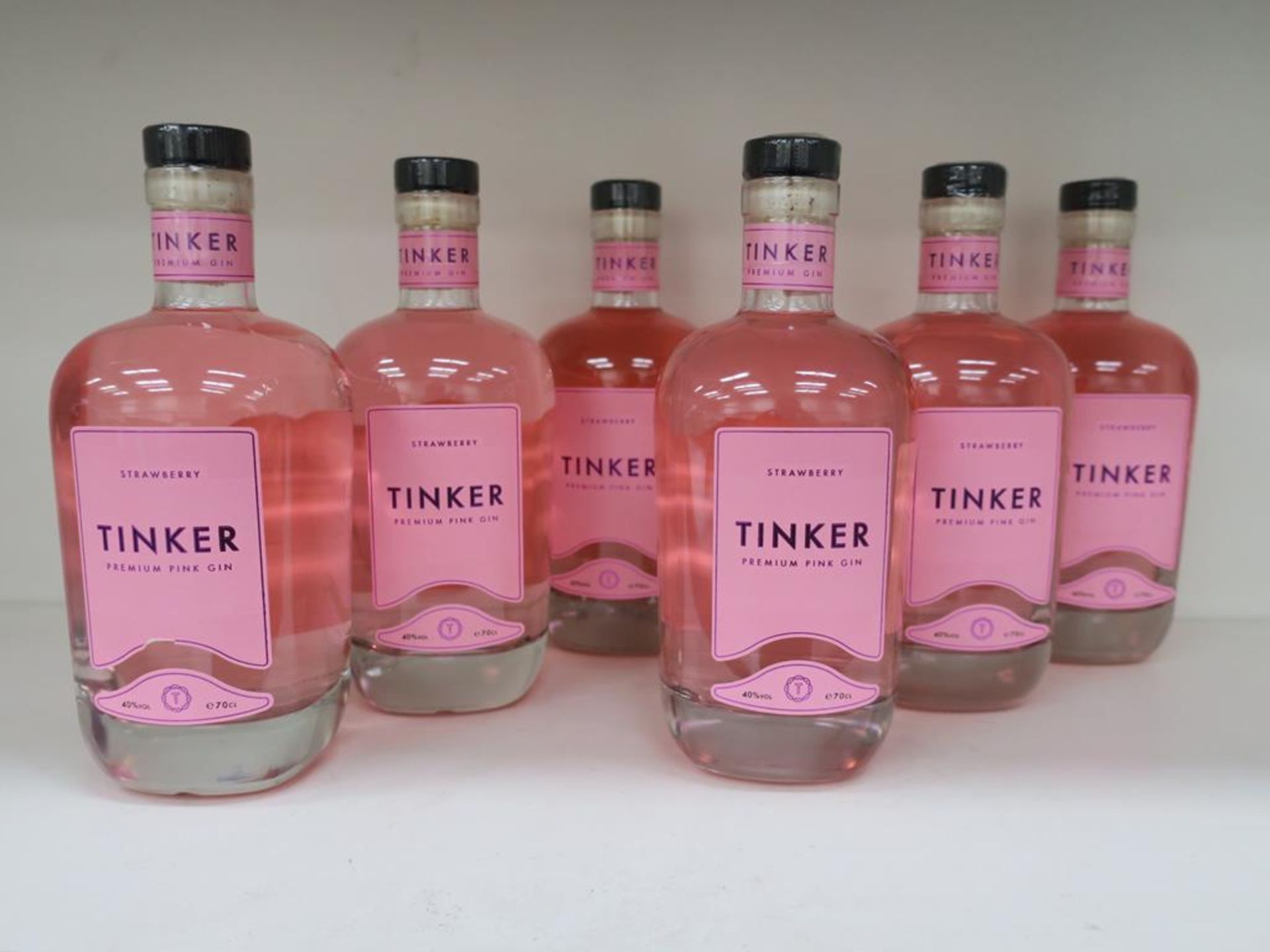 * A Case of Tinker 'Strawberry Premium Pink' Gin (RRP £210)