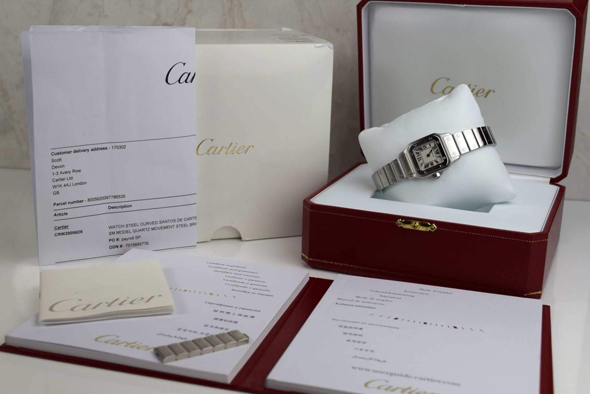 2014 CARTIER SANTOS GALBEE - (CRW20056D6) - STEEL - Image 3 of 11