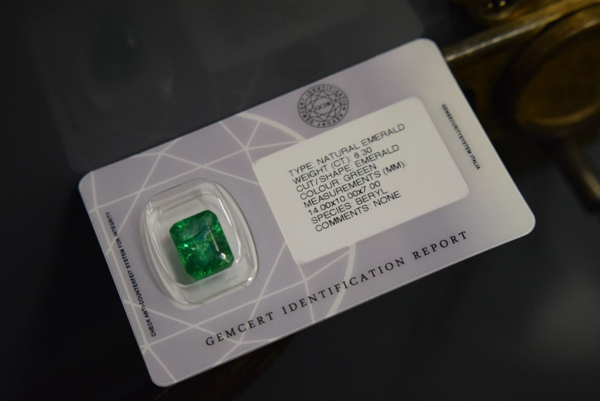 8.30CT EMERALD (EGL/ GCIR)