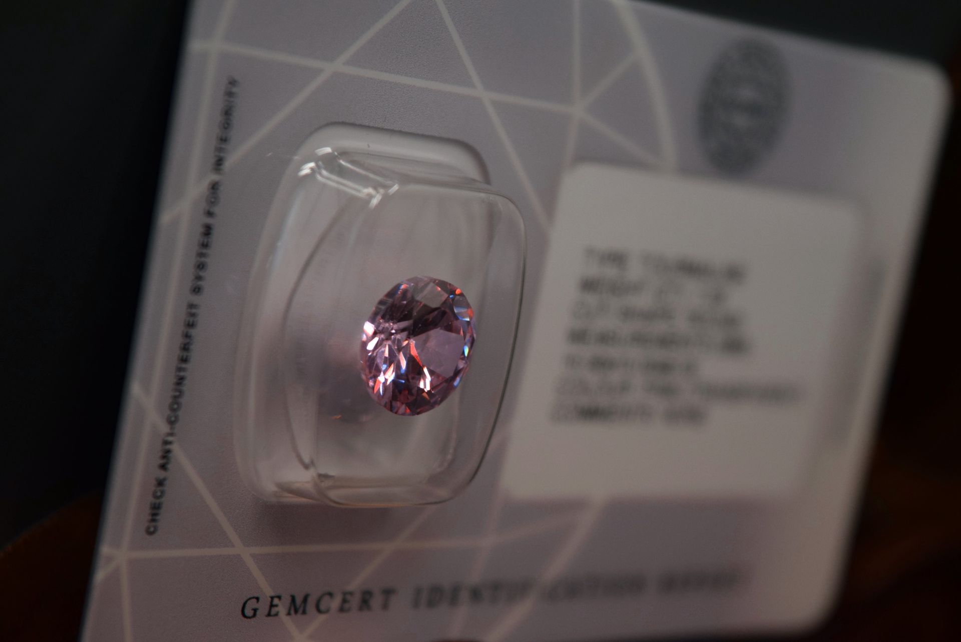 7.20CT PINK TOURMALINE - Image 2 of 3