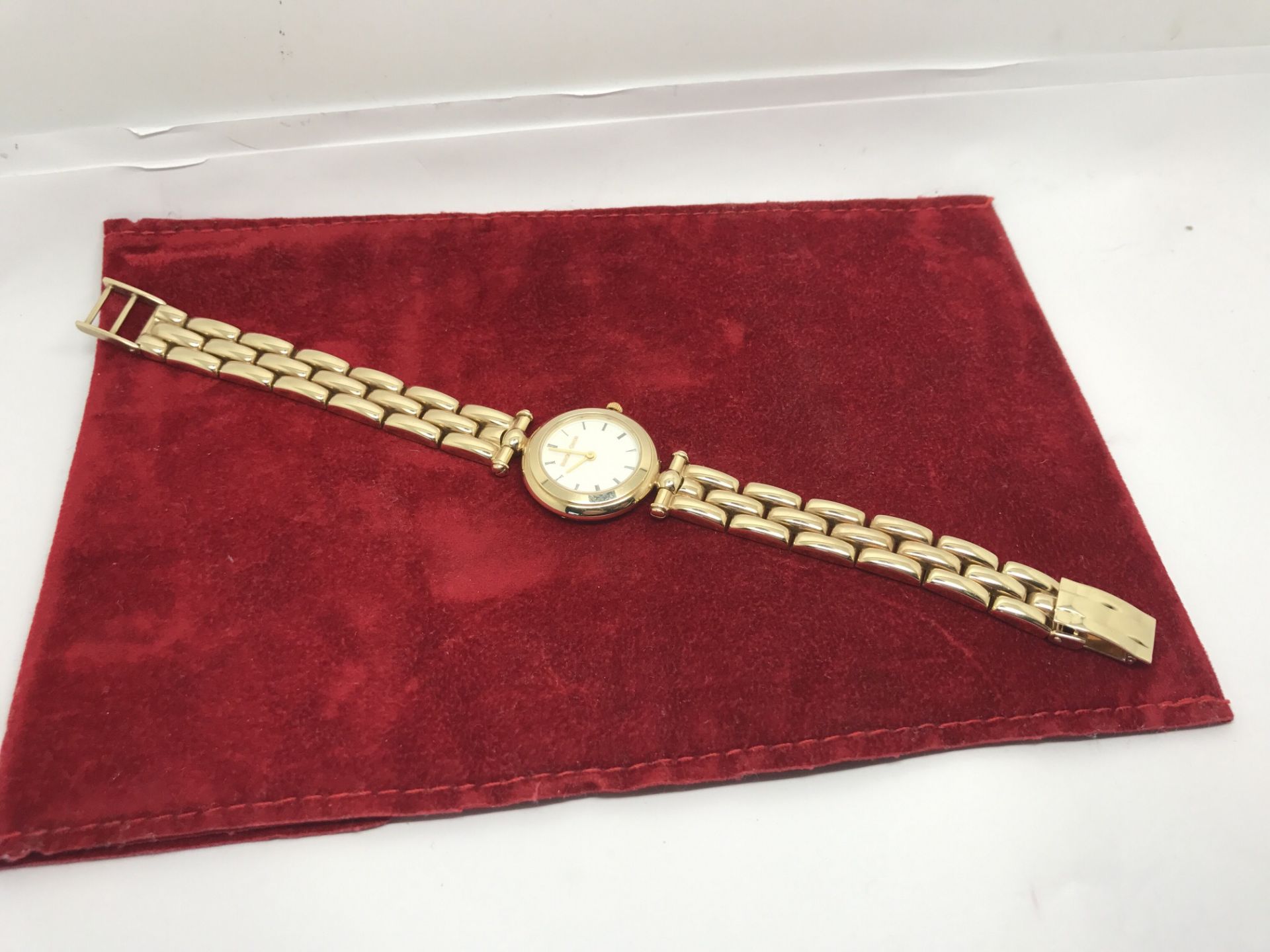 BUECHE GIROD PRE-OWNED 9CT YELLOW GOLD DRESS WATCH