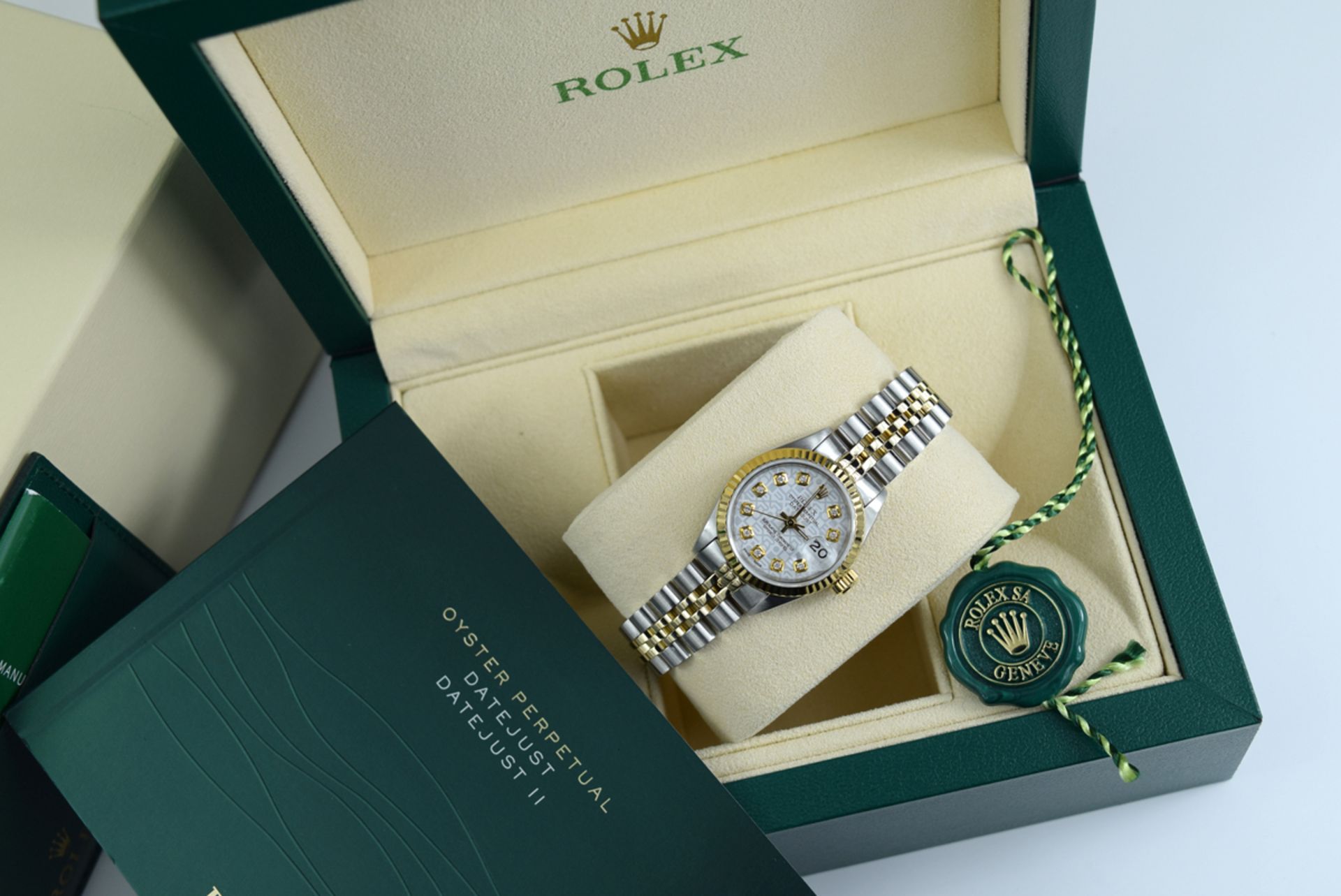 ROLEX *DIAMOND* LADY DATEJUST - GOLD & STEEL with JUBILEE STYLE DIAMOND DIAL