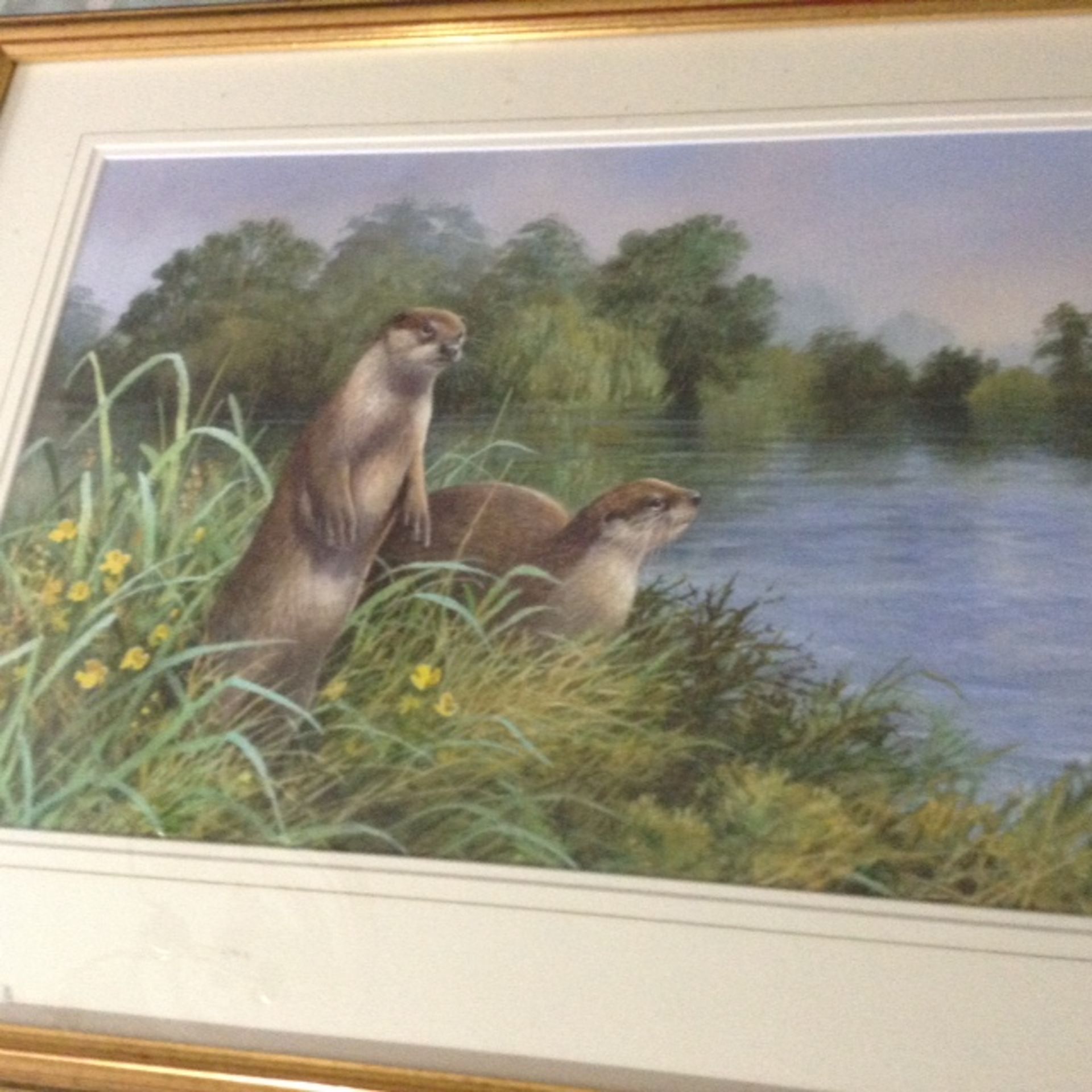 Signed framed original watercolour niel cox - Image 3 of 3