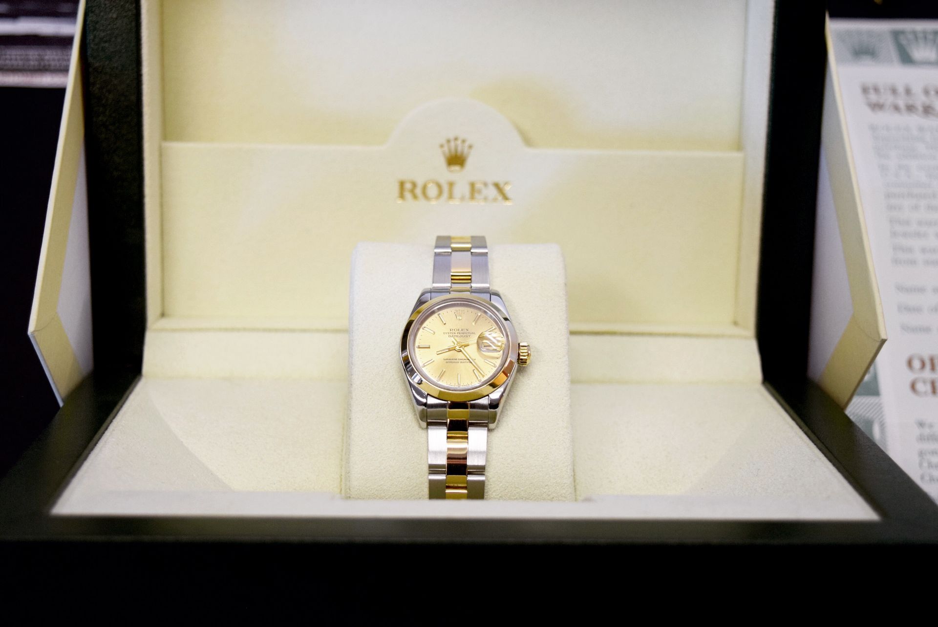 18k Gold & Steel Rolex DateJust - 'Champagne' Edition - Image 3 of 15