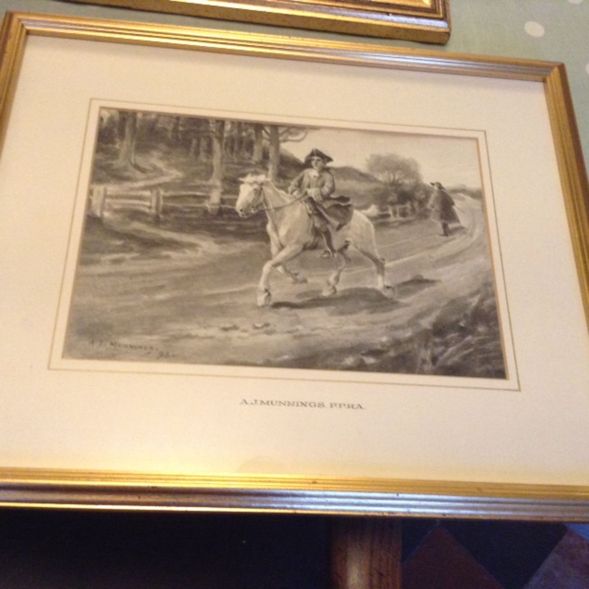 CIRCLE OF SIR ALFRED JAMES MUNNINGS, BEARS SIGNATURE & DATED 98 - Image 3 of 3