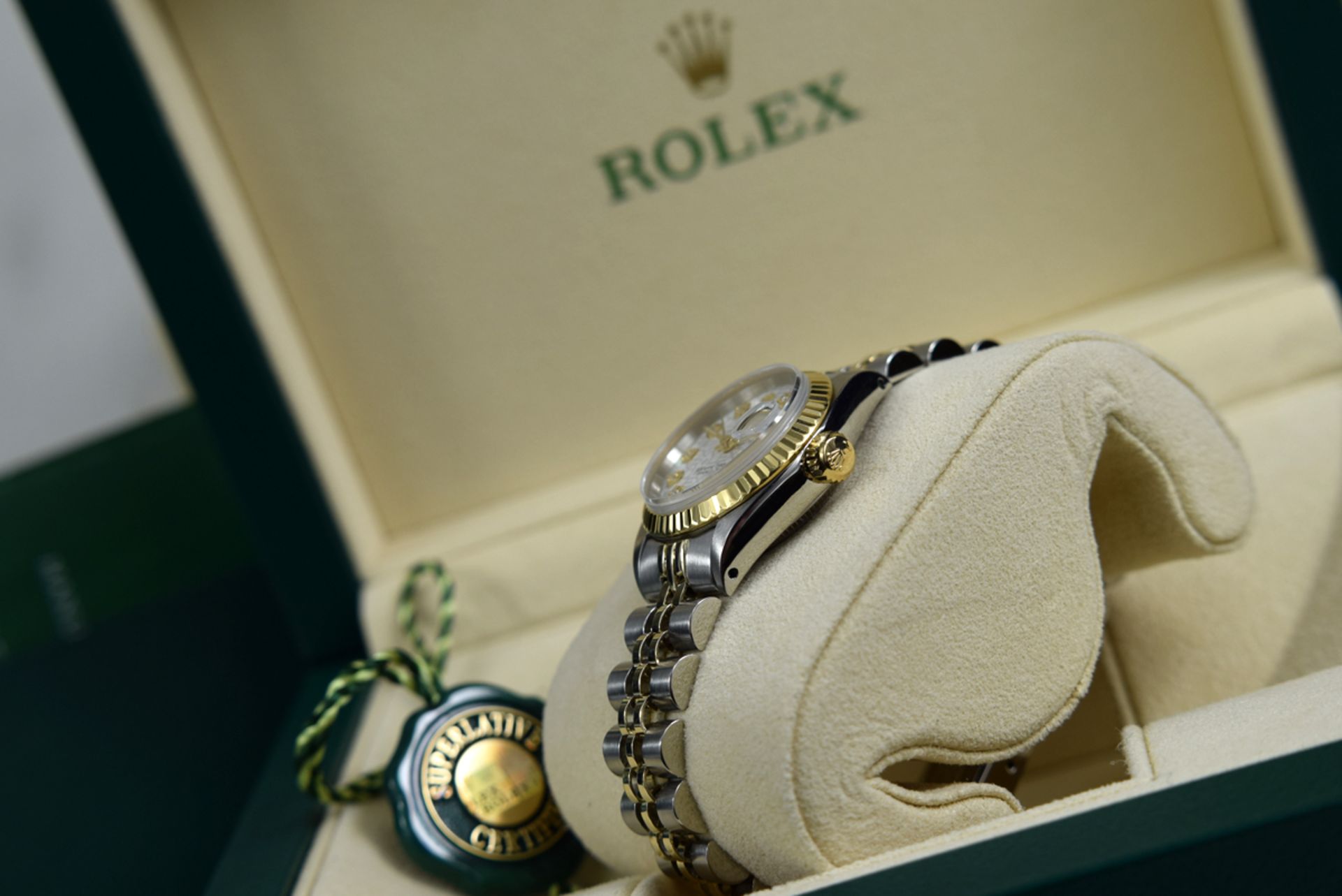 ROLEX *DIAMOND* LADY DATEJUST - GOLD & STEEL with JUBILEE STYLE DIAMOND DIAL - Image 4 of 7