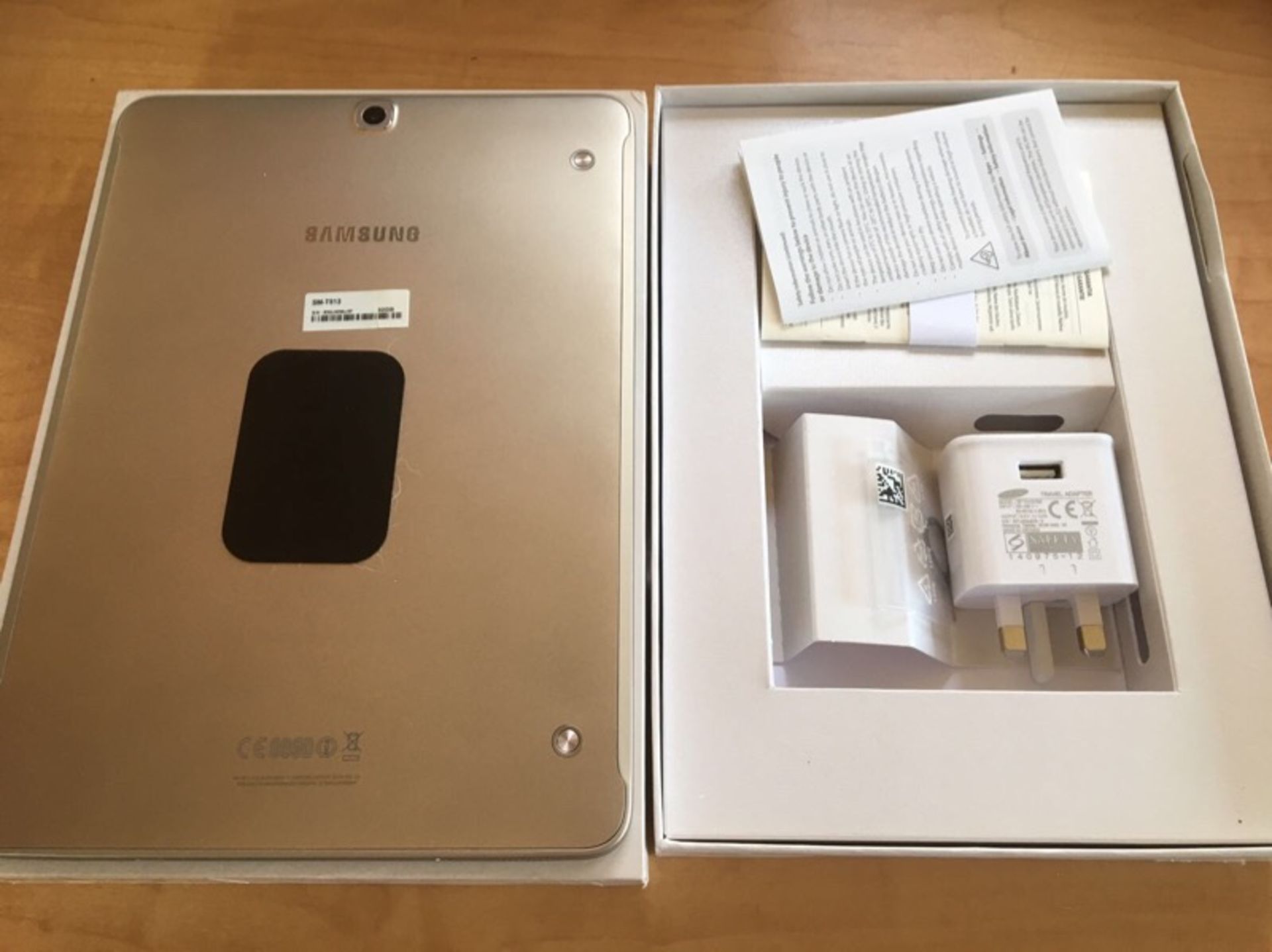 SAMSUNG GALAXY TAB S2 32GB BOX & PLUG NO LEAD - Image 2 of 2