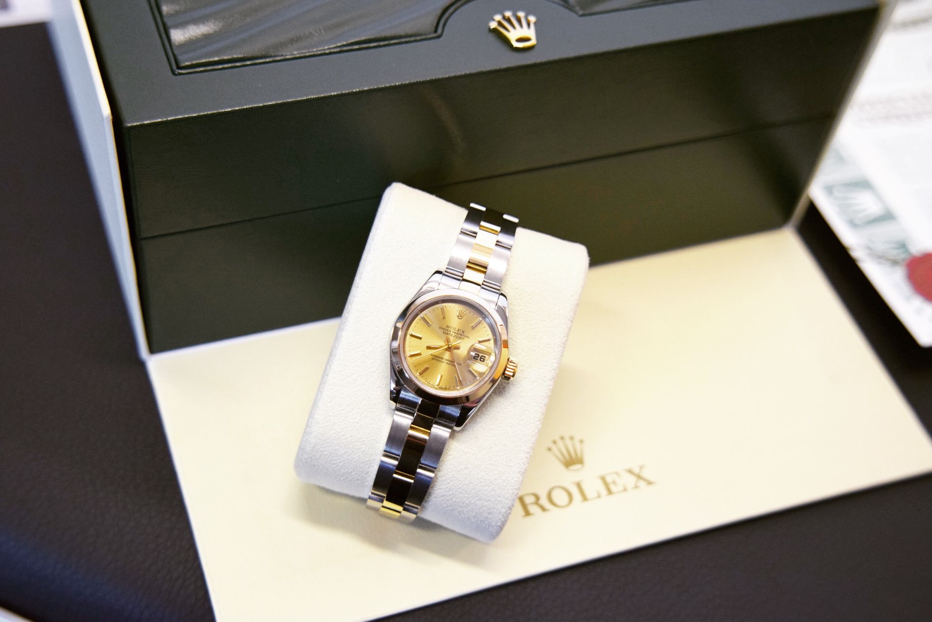 18k Gold & Steel Rolex DateJust - 'Champagne' Edition - Image 4 of 15