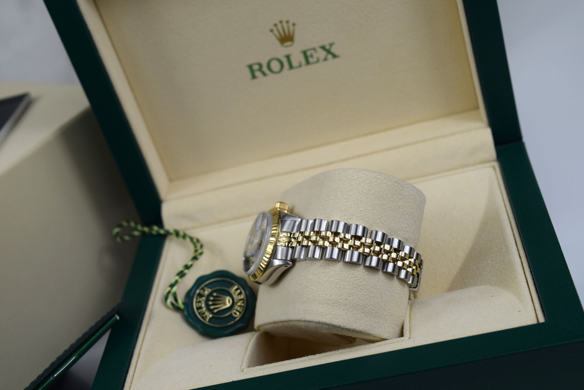 ROLEX *DIAMOND* LADY DATEJUST - GOLD & STEEL with JUBILEE STYLE DIAMOND DIAL - Image 6 of 7