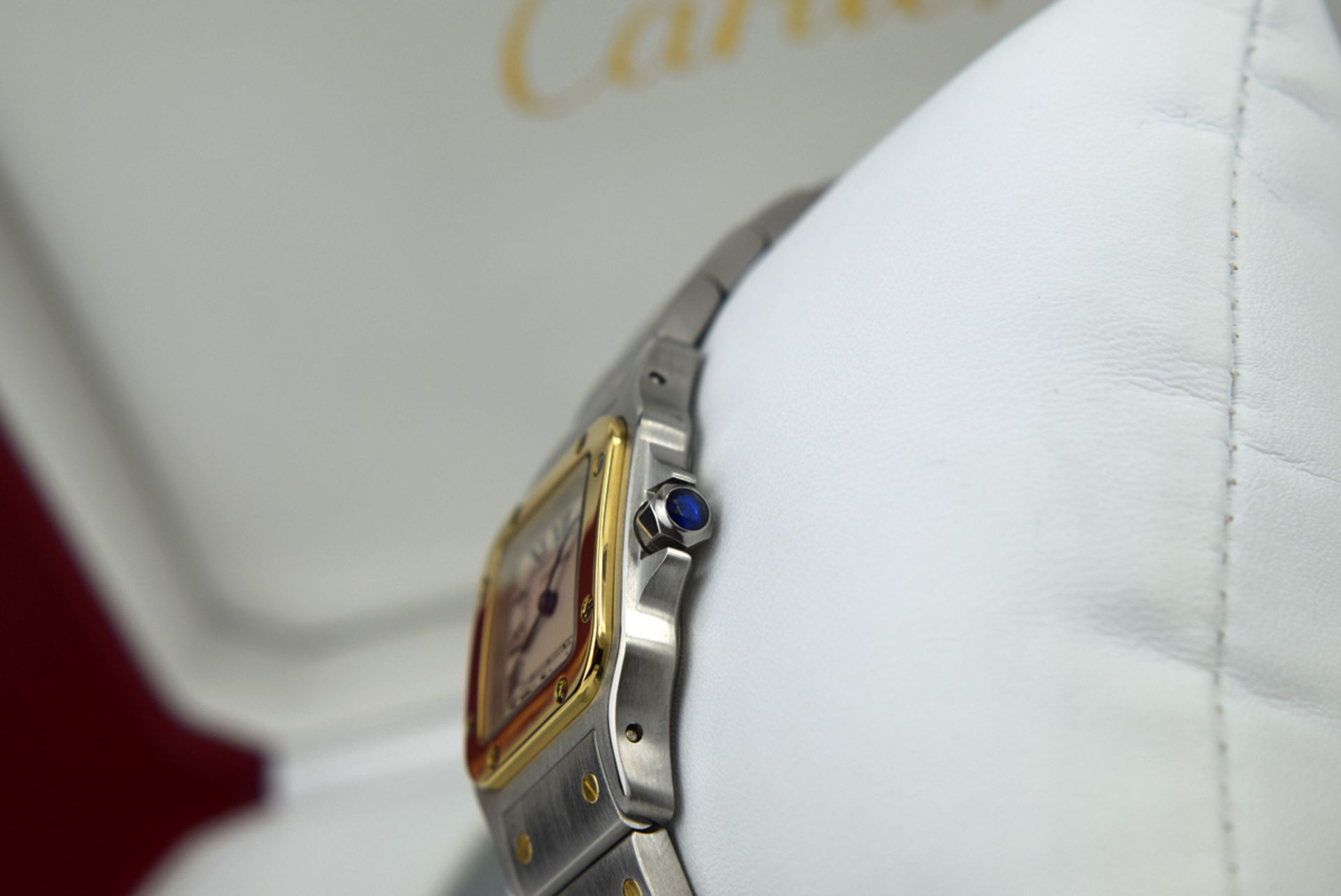 2010' - CARTIER SANTOS GALBEE - (W20012C4) - 18K GOLD and STEEL - Image 8 of 9