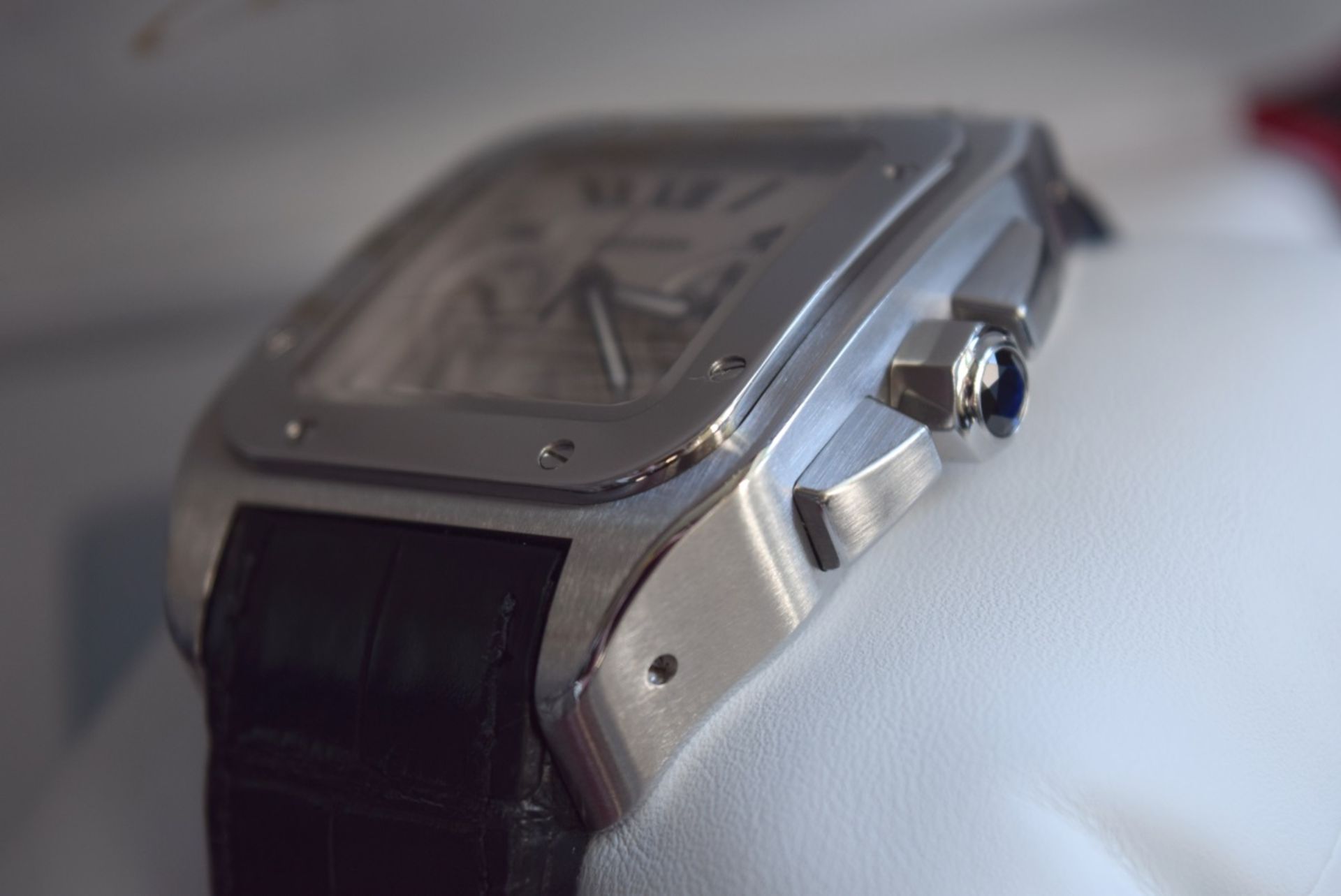 Steel Cartier Santos 100 XL Chronograph W20090X8 - Image 5 of 10