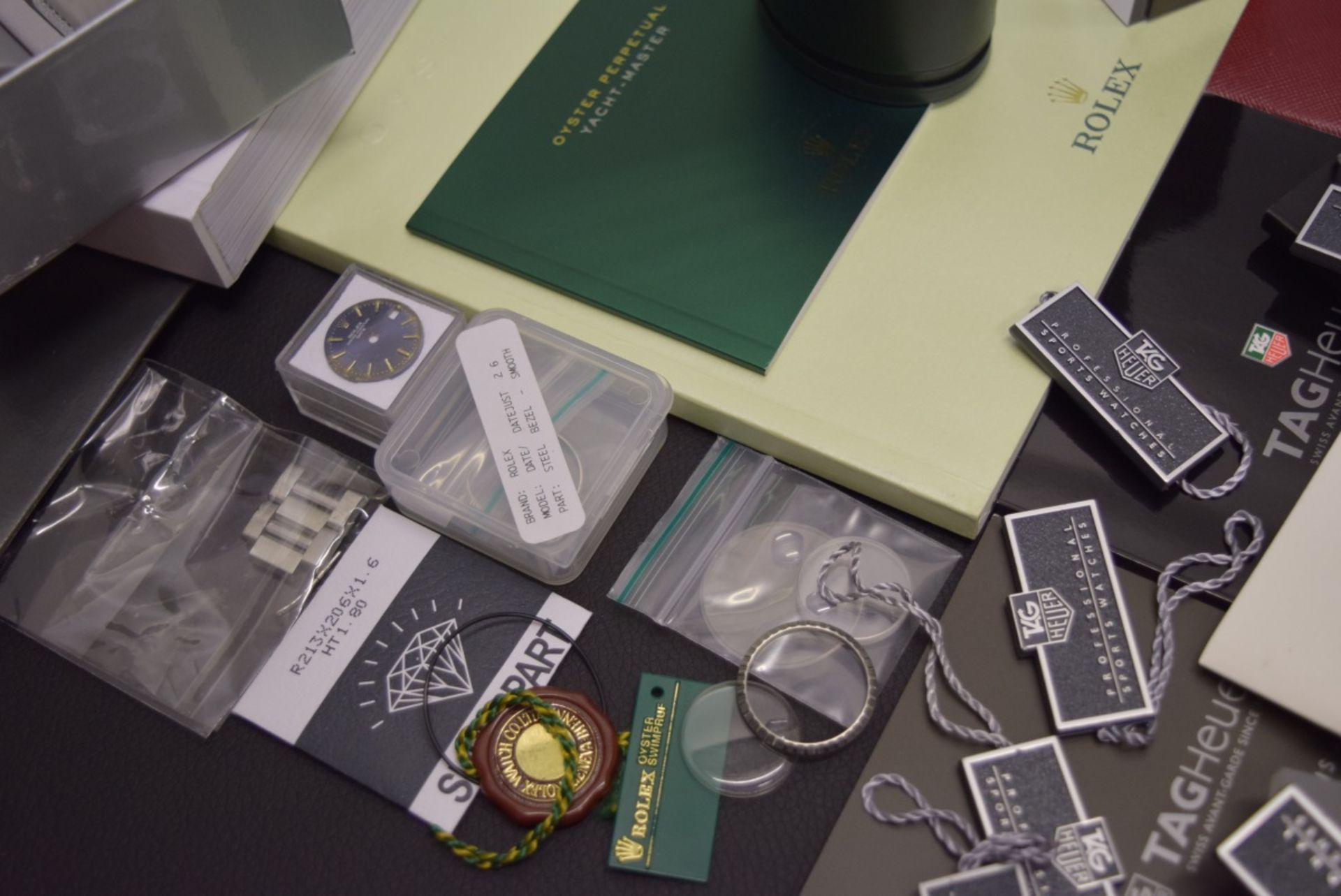 LARGE ROLEX / CARTIER / TAG HEUER PARTS COLLECTABLES SELECTION - Image 4 of 5